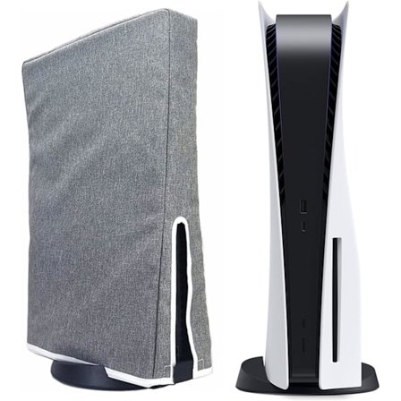 PS5 Dammskydd, Repskyddande Skyddande Fodral, Kompatibel med Playstation 5 Digital Edition & Vanlig Edition