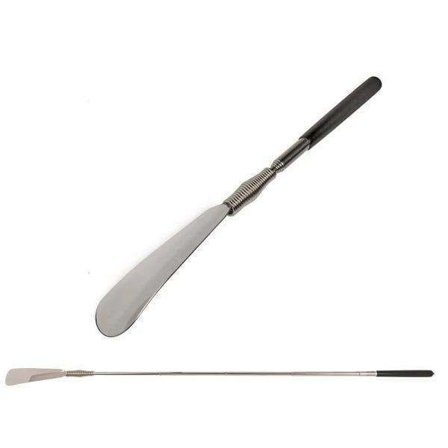 Jatkettava metallikenkätorvi - 77 cm pitkä -