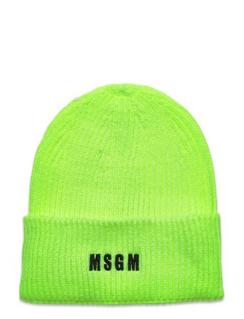 Cap Accessories Headwear Beanies Grønn MSGM