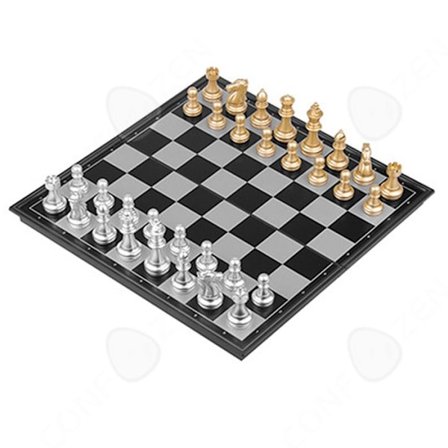 C Shakkipeli 25x25x2cm Magneettinen Shakkilauta Hiljainen ja liukumaton Kestävä ja kulutuskestävä Helppo kuljettaa Herkkä kosketus