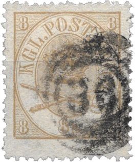 Danmark 1864 - AFA 14 - Stemplet