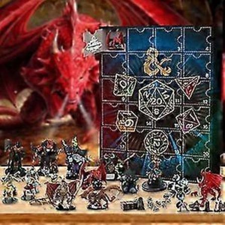 Dungeons & Dragons Adventskalender 24 Gaver Jule Blind Box Gaver