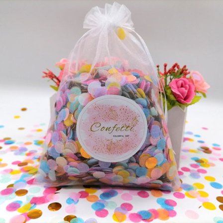 3 poser Papir Konfetti Konfetti Pop RAINBOW RAINBOW