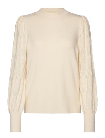 Vero Moda Maternity Vmmlim Ls Highneck Pullover Ga Kräm