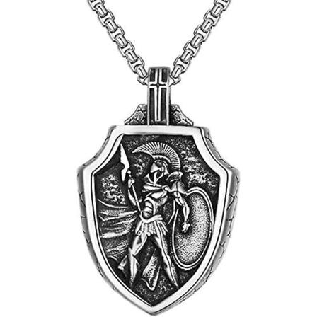 Kors Vedhæng Med Roseblomst Religiøst Halskæde Til Mænd Kvinder, Rustfrit Stål Gothic Punk Smykker, Personlig Rapper Cykel Halskæder Med 24 Tommer C