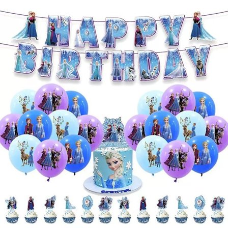 Jordgubbstema Grattis på födelsedagen Party Tillbehör Dekoration