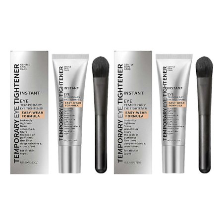 Instant Ögonstramare & Borstset, Reducerar Påsar, Mörka Ringar, Rynkor