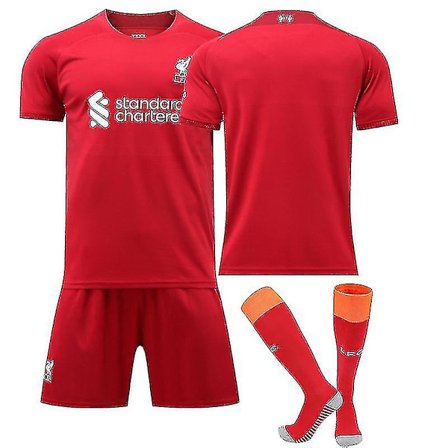 22/23 Liverpool Hjem Salah Mane Barn Gutter Voksen Fotball Fotballdrakt Treningsdresser