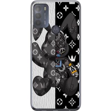 Motorola Moto G50 Läpinäkyvä kuori LV Bunny