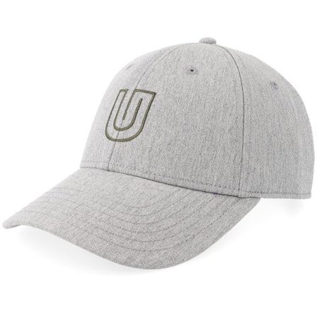 Upfront - Grå adjustable Keps - Dean Hard Baseball Cap Light Grey Melange Adjustable @ Hatstore