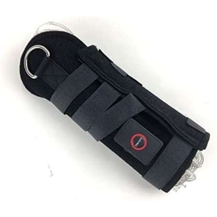 100 cm USB genopladelig sele til udendørs ridesport (rød)