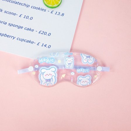 Is Øjenmaske Blindfold BLÅ LILLE KANIN BLÅ LILLE KANIN