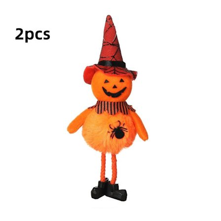 2stk Halloween-gresskardukke-dråpepynt GRESKIN-GRESSKIN