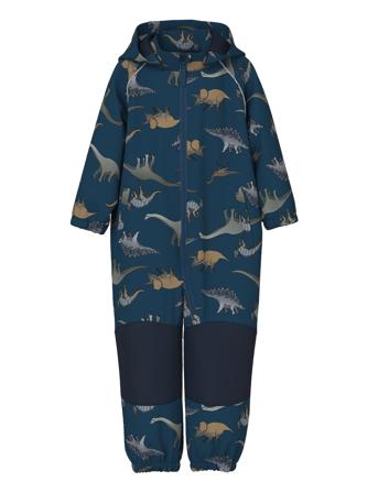 Nmmalfa08 Softshell Suit Aop1 Fo Noos Navy Name It