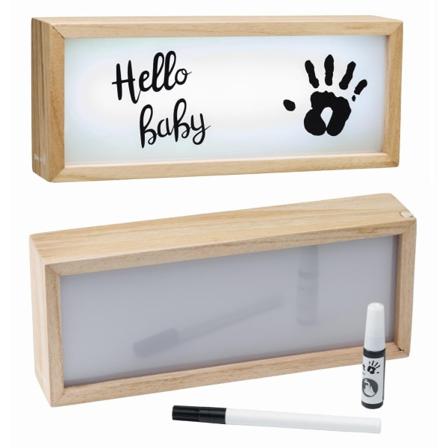 Imprint Ljuslåda fr Baby Art Ljuslåda av trä -