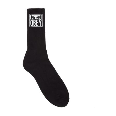 Obey Socks , Zwart , Heren , Maat: ONE Size Sokken