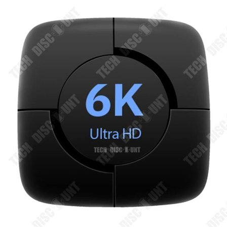 Nätverks-TV-dekoder - TD - Android 1080P - 4 Go RAM - 64 Go Lagring - 6K Upplösning