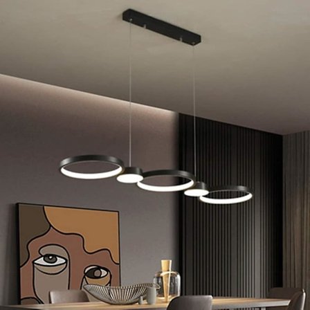 LED-hængelampe Køkkenø-lampe Cirkelring Design