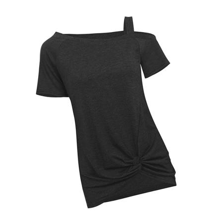 Dam T-shirt Kall Axel Kortärmad Twisted Cotton