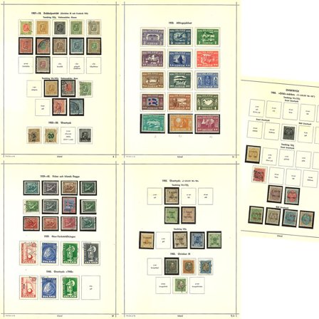 Island til 1969 - Samling i 1 frimärksalbum