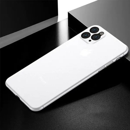 Elegant Ultra tunn skal iphone 14 pro Frostad transparent