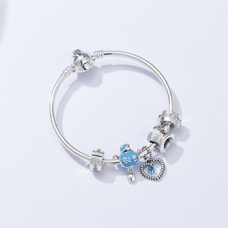 Sterling Silver Armband Snake Bone Chain Armband, 6,7 TUM