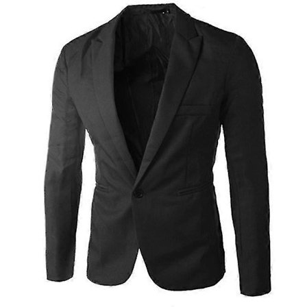 Herre Business Kompatibel med mal Blazer Frakk Casual Slim Fit Dressjakke