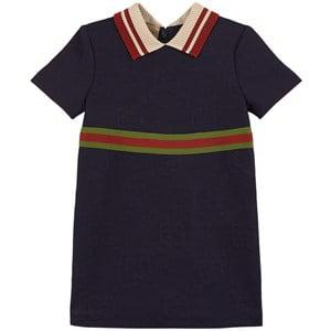 Kids - Gucci Navy Short Sleeve Dress with Collar 12-18 months - Dresses - 12-18 months - Navy - Mädchen