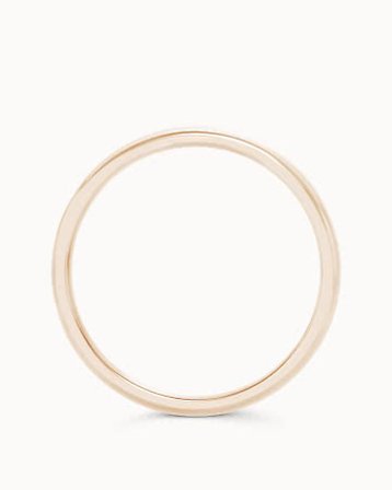 Glatt Ring Dame Olivia 18K Rose Gull 2Mm - Forlovelsesringer & Gifteringer hos Vanbruun
