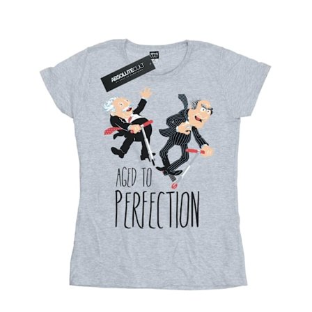 Disney Dam/Kvinnor Mupparna Åldrade till Perfektion Bomull T-shirt