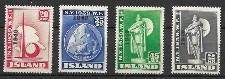 Island 1940 - AFA 219-222 - Postfrisk