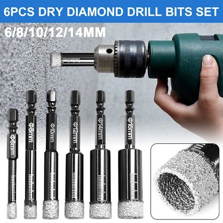 Diamantbor 6-16 mm flisebor diamantbor granit marmor glas keramik