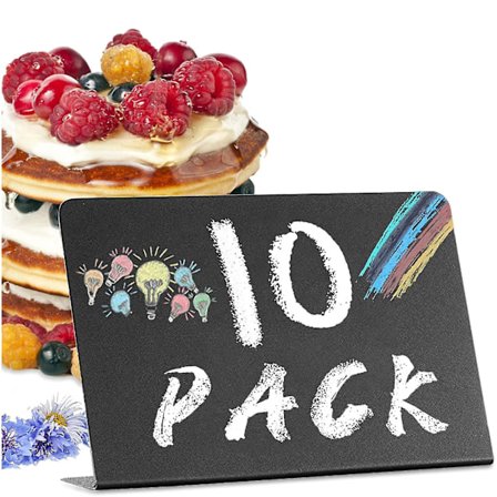 10 stk Mini Tavleskilt, Små Tavleskilt For Mat, Små Meldingstavleskilt