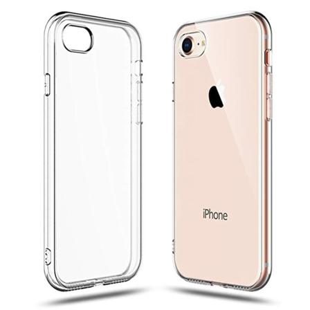 Effektivt silikonebeskyttelse - iPhone 6/6S Transparent/Genomskinlig