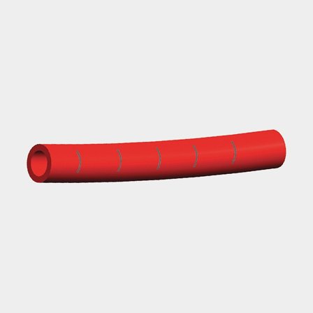 Slang Whale Whalex Semi-Rigid Pipework, kunststof, 19/32" (15 mm) slang, rood, 10 meter