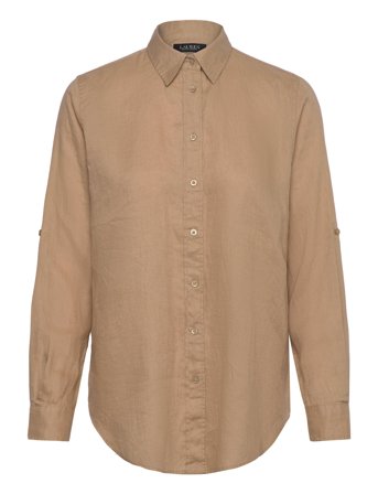 Lauren Ralph Lauren | Relaxed Fit Linen Roll Tab–Sleeve Shirt | XL