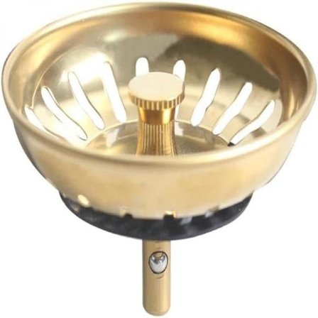 Ruostumattomasta teräksestä valmistettu suodatin tulppa suihkusuodatin viemärin suojus tulpan vaihto viemärin estäjät ruoan hiusten sieppaajalle (1 