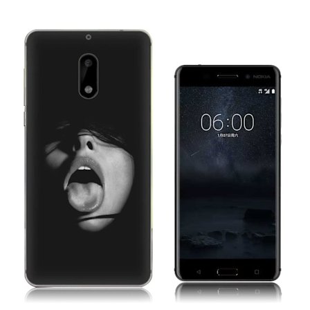 Nokia 6 beskyttende silikonecover - Dame