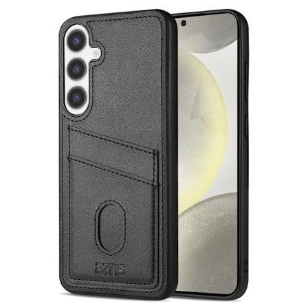 AZNS Samsung Galaxy A36 Case with Card Slots - Black
