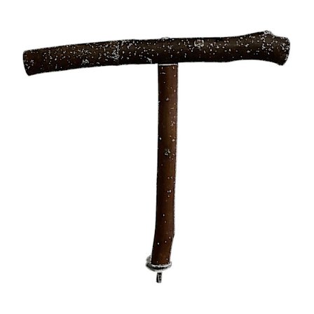 Træ T-Formet Fugleperches Stativ til Bur