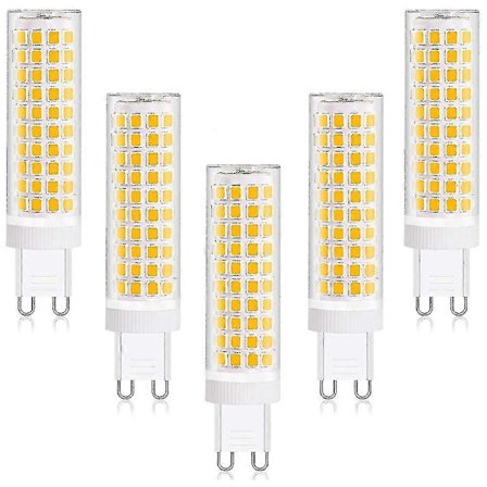 12W G9 LED-lampa Varmvit 3000K, motsvarande halogenlampa 100W, 360 graders bred strålvinkel, ej dimbar