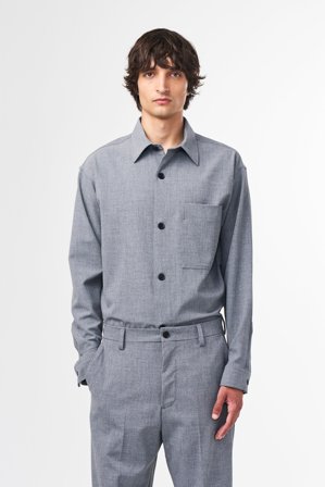 NN.07 Adwin 1903 Hemdjacke Herren Grau