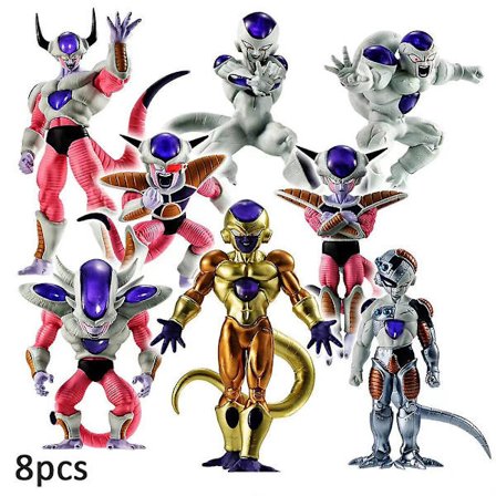 8 stk./sæt Dragon Ball Z Frieza Anime Figur Legetøjssæt Samleobjekter Dukker Hjem Indretning Gaver Til Børn Voksne