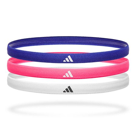 Adidas Hårbånd 3-pak Blå/Pink/Hvid, Hår, Hårpynt, Hårbånd