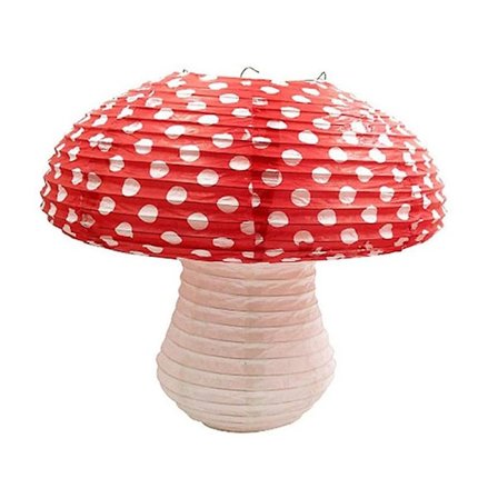 Paperiset lampunvarjostimet Paperivalo Dekor Lyhdyt Paperilyhdyt Sienimäinen [DB]