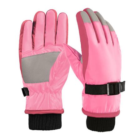 1pari Lasten Hiihtohanskat Pitkähihainen Rukkanen Pink