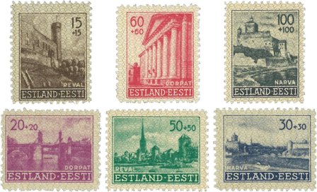 Estland 1941 - MICHEL 4-9 - Postfrisk