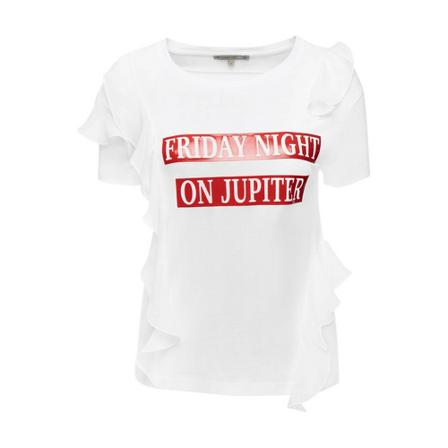 Patrizia Pepe T-Shirts Hvid, Dame