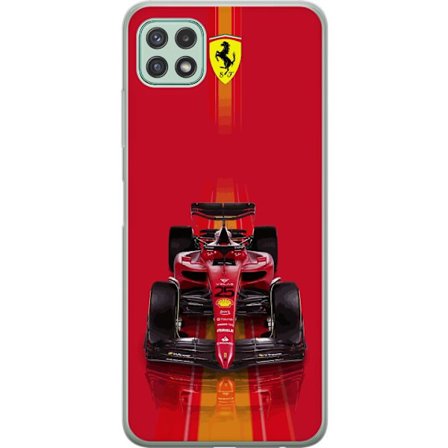 Yhteensopiva Puhelinkuori Samsung Samsung Galaxy A22 5G Ferrari Formula 1 -auto ikonisessa punaisessa muotoilussa urheilullisella tarkkuudella