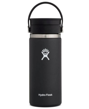 Hydro Flask 473ml Wide Mouth w/ Flex Sip Lid Svart